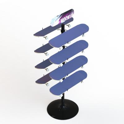 China 4 Layers Skateboard Display Sport Equipment Racks For Sliding Plate for sale