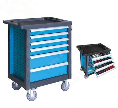 China NEW DESIGN 220pcs Household Hand Tools in Tool Trolley / Trolley / Cabinet Box / 6 Drawers 790*480*930MM for sale