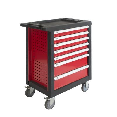 China High Quality Iron 7 Drawer Tool Trolley/Cabinet/Tool Box With 220pcs Hand Tools for sale