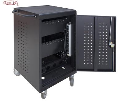 China filler & storage vending electric outlet locking cart chromebook cart laptop charging cart for sale