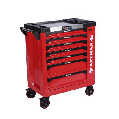 China 2020 Best Selling 7 Drawers Tool Trolley With Side Door In Europe Market CD-3306EDGE for sale