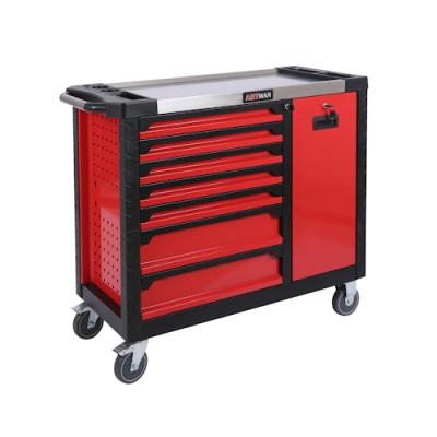 China 2020 Best Selling Tool Cart 41 INCH 7 Drawers With Side Door With Tool Kit CD-4107PRO for sale