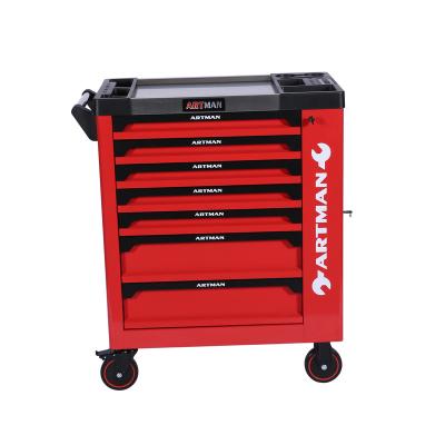 China 2021 Best Selling 7 Drawers Germany Kraft Tool Kit Trolley CD-3306EDGE for sale