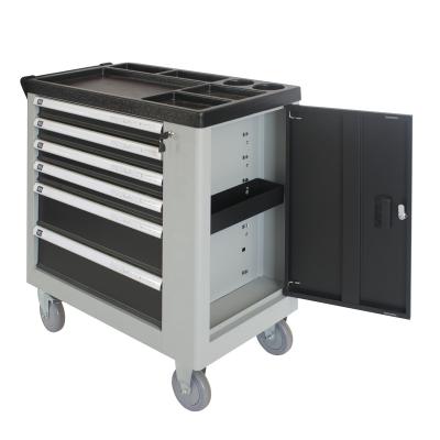 China 6 drawer metal tool cabinet with side door 683*460*737MM for sale