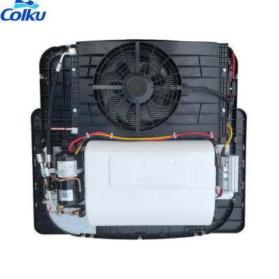 China Universal Battery Power Car Slot Air Conditioner For Truck 12v/24v Parking Forklift Bulldozer Tractor Air Conditioner 976*830*205mm for sale