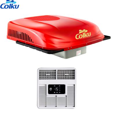 China Newest Design 12v 24v Roof Top Mounted Sleeper Truck RV Motorhome Tractor Cabin Air Conditioner Parking Cooler 976*830*205mm for sale