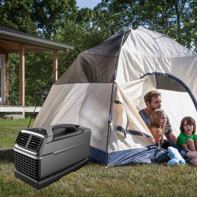 China Popular outdoor camping fast cooling mobile air conditioner for tent use vertical design 2040BTU 24v easy carry zu verkaufen