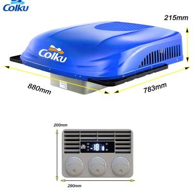 China Top Electric Truck RV Roof Top Caravan Camper Roof Air Conditioner For Aire Acondicionado 12v 24v Air Conditioning W880mm*D783mm*H310mm en venta