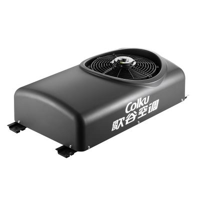 China Colku Split Type Parking Truck 12v 24v Compressor Truck Air Conditioner 535*160*243mm en venta