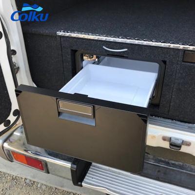 China 12v 24V Outdoor Mini RV Power Sports Drawer Portable Type Fridge Caravan Refrigerator 12v 24V Minus 18 Degree Celsius à venda