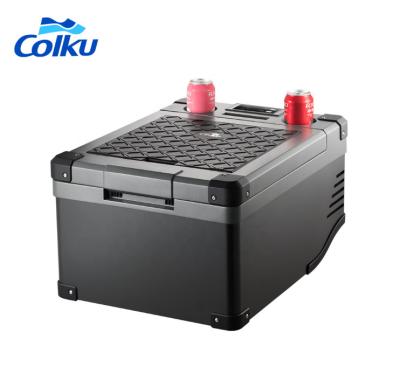 中国 New Design China-chic New Auto Parts Portable Exterior Using 12V Mini Refrigeration Unit Portable Refrigerator 24V 38L -18 quite consumption 販売のため