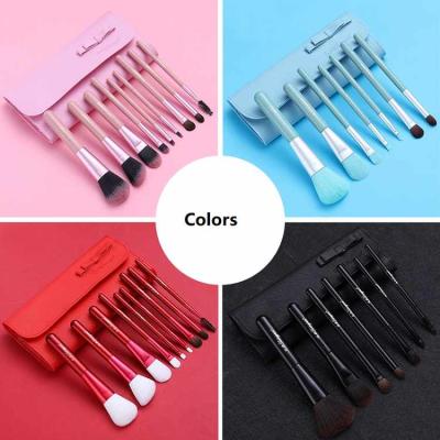 China Other Popular Style 7pcs Synthetic Brush Set Brush In Large Bag PU Cosmetic Face Brushes For Daily Makeup Use for sale