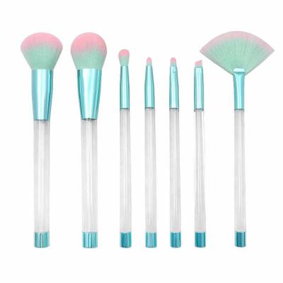 China Beauty Care Make Tools Best Professional DIY Magnetic Makeup Brush 7pcs Custom Logo Glitter DIY Custom Body Makeup Empty Brush Set for sale