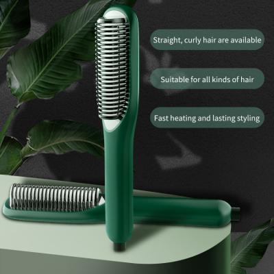 China For Home Use Factory Wholesale OEM Professional Led Display Electric Fast Heating Dryer Brush Hair Straightener Hot Comb for sale