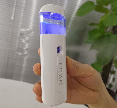 China 2019 New Cool Portable Mini Spray Handheld Facial Nano Face Moisturizer Mister For Travel for sale