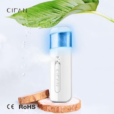 China 2019 New Mini Moisture Facial Nano Mist Facial Moisturizer Spa Beauty Care Spray for sale