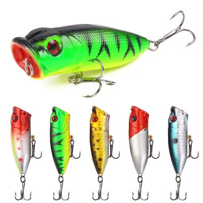 China ABS ZHUORUN Plastic Fishing Tackle Products Luya Fishing Lure 6.5cm Wave 11.8g Water Simulation Rising Floating Bait for sale