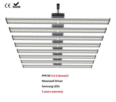 China Seed Planting New Arrival 1000W Spydr LED DLC Vertical Agricultural Plant Grow Light LED Bar Lighting For Indoor Medicinal Plants for sale