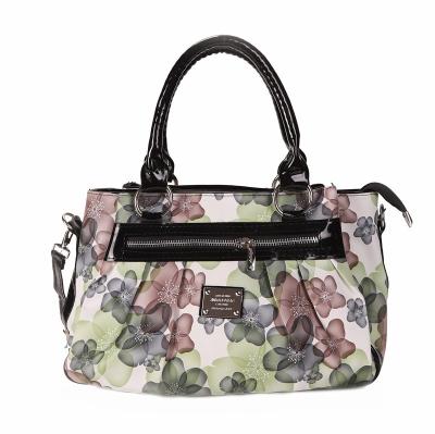 China Yuhong Malaysia Waterproof Handbags Wholesale Unique Flora Printed Beauty Handbag Flower Print Dumpling Tote Handbags for sale