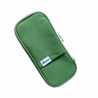 China Schools & Yuhong WholesaleFodable Large Capacity Canvas Pencil Bag Students Stationery Storage Organizer Offices For SchoolGreen Pencil Pouch Case for sale