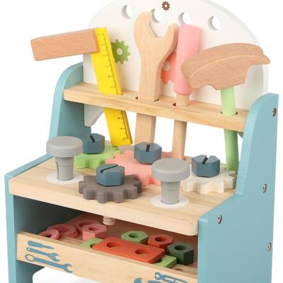 China Eductional Preschool Toys Wooden High Quality Education Learning Mini Tool Wooden Table Toys Multiple Game For Kids Children for sale