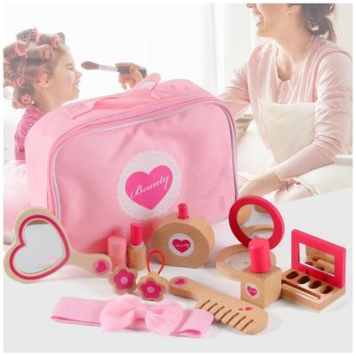 China Educational Wooden Dress Case DIY Toy Set Korea Education Learning Toys Toddler Role Playing Popular Christmas Birthday Gift For Kids for sale