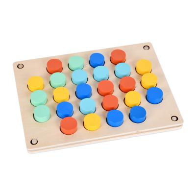 China Special Education School Supplies Wooden Large Education Memory Training Alphabet Chess Leaning Educational Toy for Special Children and Adults for sale