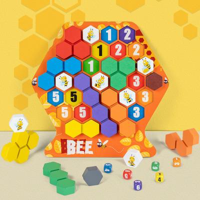 China Early Education Wooden Education Learning Honeycomb Changeable Game Set Imaginative Brain For Kids Children Special Adults for sale