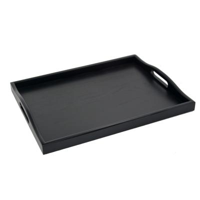 China Europe Type New Style Style Food Serving Solid Wood Tray for sale