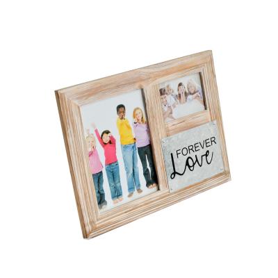 China Europe Style Vintage Antique Decorative Wooden Wall Hanging Photo Frame Multi Type Collage For Home Decoration for sale