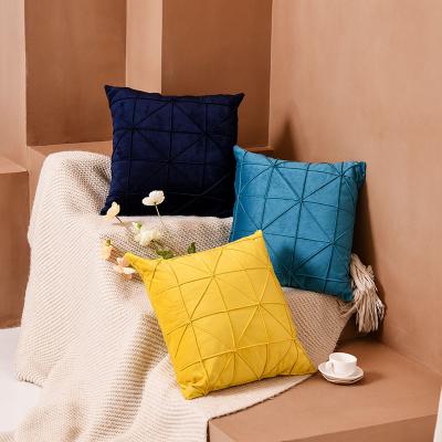 China Wholesale Anti-Static Luxury Velvet Sofa Cushion Cover Cushion Case Decorative Tile Cover for sale