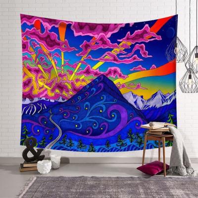 China Mandala Tapestry Wall Hanging Bohemian Tapiz Indian Psychedelic Tapestry Minimalist Indian Psychedelic Gypsy Tapestry for sale