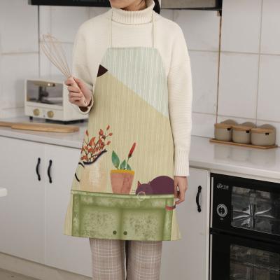 China Wholesale Digital Printed Drinks / Food Apron For Bake Canvas Apron for sale