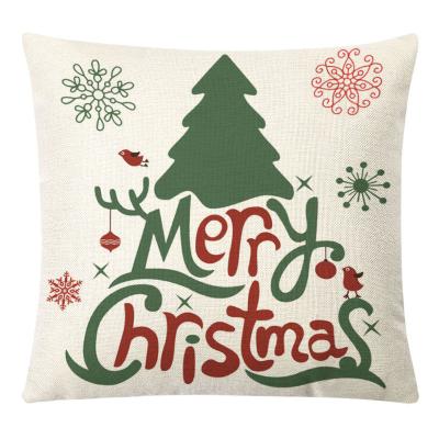 China Anti-Static Cushion Cover Christmas Farmhouse Buffalo Check Pillowcase Holiday Party Decor Decorative Pillow Cover For Living Room Seat for sale