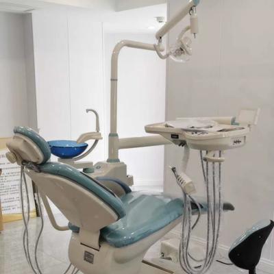 China Dentist Working Partner Dental Unit Chair Electric Treatment Machine Dental Unit with European Dental Air Compressor Unit 24V Silent DC Motor for sale