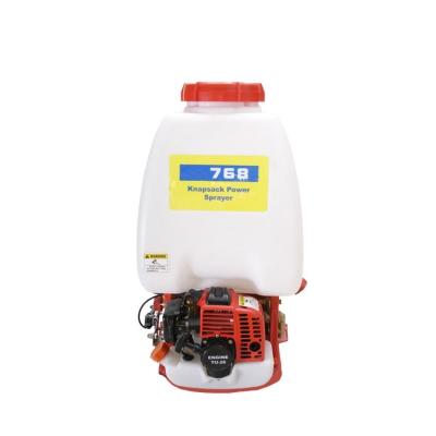 China Efficiency 2 Stroke Gasoline Sprayer Engine Power Sprayer 25L 26cc 6500rpm Agricultural Irrigator Flow Cloth for sale