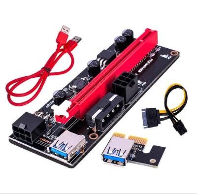 China With SATA 15pin to 6pin Power Cable VER009S PCIE1x to 16x Transfer Wiring Adapter Card Plus Graphics Card Extension Cable Single 6PIN Power Supply DC for sale