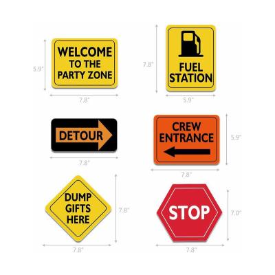 China Waterproof high quality thinnest price double sided pole signs road signs stand on poles advertising street pole sign for sale