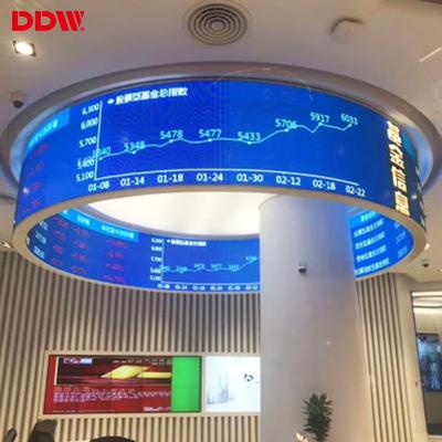 China Flexible Led Screen Indoor Circular Curved Soft Round Circle Absen Led Display Flexible Led Screen for sale