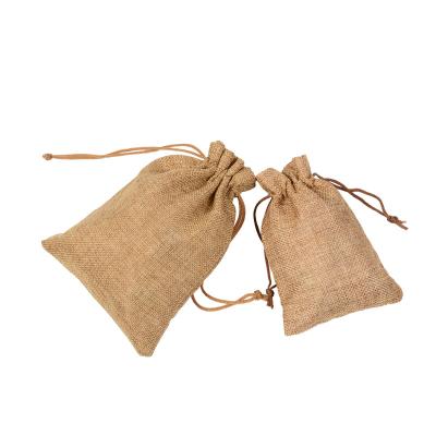 China Jewelry Organizer Bag Personalized Custom Drawstring Canvas Jewelry Bags Small Jute Storage Bag Pouches For Jewelry Packaging for sale