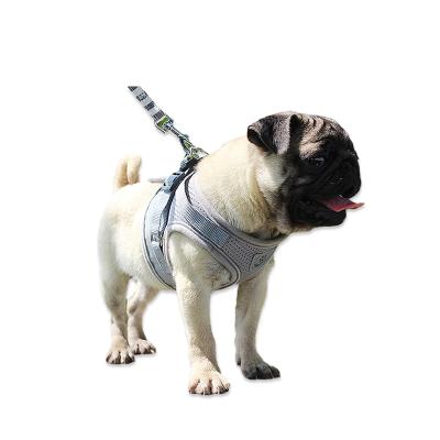 China Bulk OEM Reflective Dog Collars Dog Pet Vest Harness Clip Adjustable Nylon Led Pet Harness Dog Harness Custom for sale