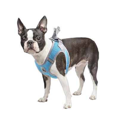 China Walking Harness Mesh Dog Harness Breathable Portable Dog Harness Durable And Durable Puppy Nylon Cat Vest Harness Pets Leash Set Supplies for sale