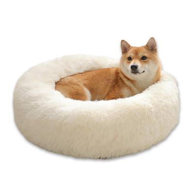 China Orthopedic Pet Beds Cat House Pet Beds Cheap Dog Cuddler Donut Perros OEM Camas Para Heating Beds for sale