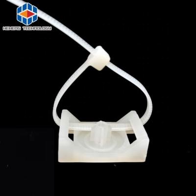 China New Patent Invention Protected Cable Tie Holder Conduit Tie Bracket Plastic Fastener 2021 Electrical Applications Design For Gas Nailer for sale