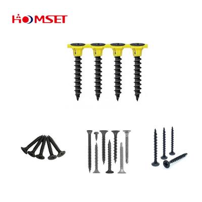 China Black Phosphated Drywall Screws Common Nails Hidden Camera Drywall Sheathing Raw Thread Flat Screws for sale