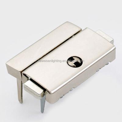 China Wooden Box Cool Design Rectangle Box Zinc Alloy Mortise Lock For Small Jewelry Box Wooden Box Handbags With Push Lock Key for sale