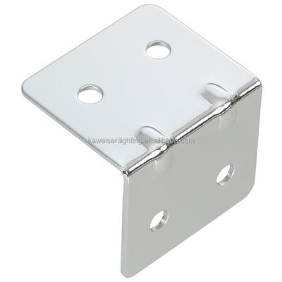 China Flight Case Chrome Plated Decorative Steel Corner Bracket Corner Brace For Flight Case Connecting Corner Bracket Iron Case Protector for sale