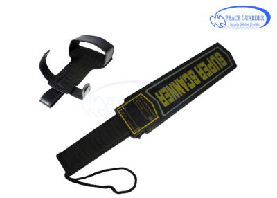 China Metro Station Personal Hand Held Security Detector , Water Resistant Small Metal Detector Wand for sale