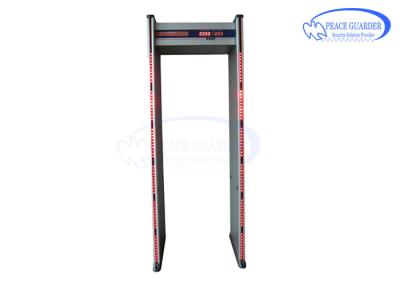 China People Counter Digital Metal Detector Gate  6 Zones For Factory Security Check for sale