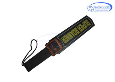 China 9 V Fold Battery Handy Metal Detector , Electronic Metal Detector Wand With Vibration Alarm System for sale